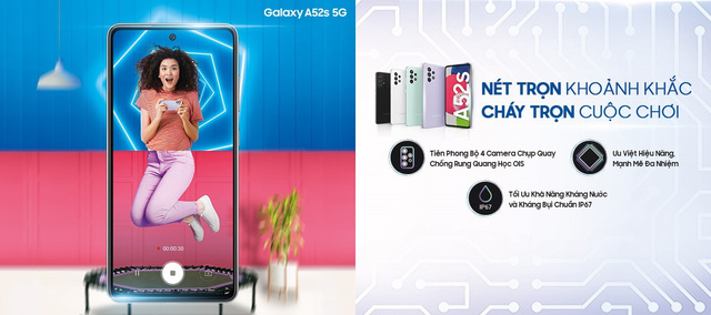 Điều gì khiến Galaxy A52s 5G trở thành siêu phẩm điện thoại tầm trung được giới trẻ săn đón?