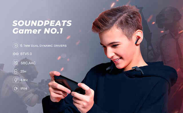 Tai nghe SoundPEATS Gamer No.1 Âm thanh 3D, Game Mode tốt nhất dành cho game thủ