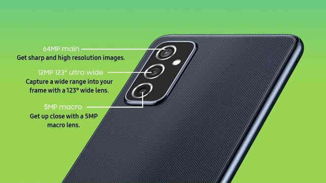 Galaxy M52 5G ra mắt: Màn hình AMOLED 120Hz, Snapdragon 778G, pin 5000mAh, giá từ 8.2 triệu đồng - Ảnh 2. Galaxy M52 5G ra mắt: Màn hình AMOLED 120Hz, Snapdragon 778G, pin 5000mAh, giá từ 8.2 triệu đồng - Ảnh 2.
