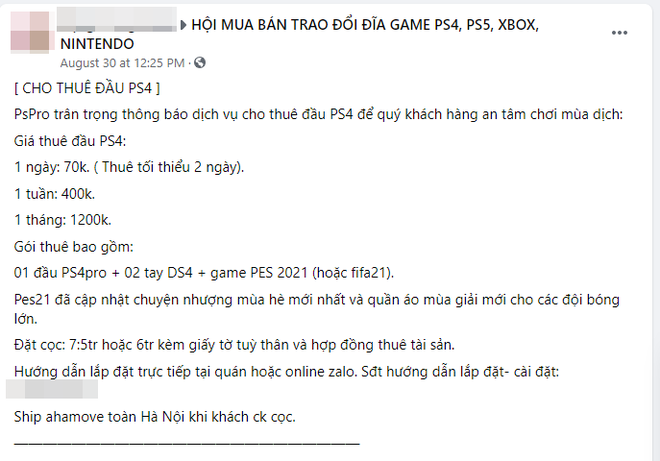 Đóng cửa 5 tháng trời vì COVID-19, chủ quán PS4 ‘gồng mình’ cho thuê máy để cầm cự qua ngày - Ảnh 2.