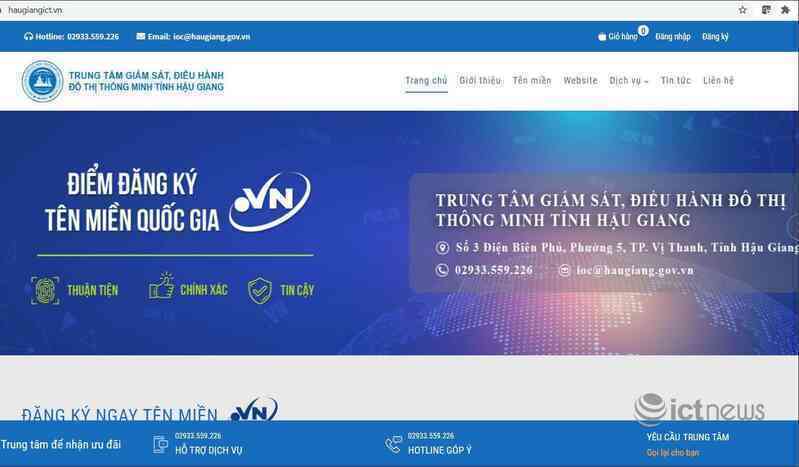 Hỗ trợ cá nhân, doanh nghiệp tại Hậu Giang chuyển lên môi trường số với tên miền .VN