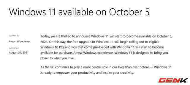 Những điều bạn cần biết và chuẩn bị khi Windows 11 ra mắt chính thức