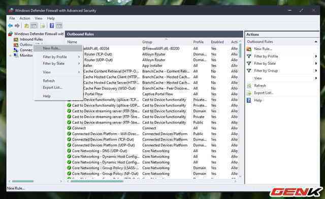 Cách chặn kết nối Internet của các phần mềm, ứng dụng trên Windows - Ảnh 6. Cách chặn kết nối Internet của các phần mềm, ứng dụng trên Windows - Ảnh 6.