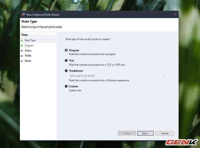 Cách chặn kết nối Internet của các phần mềm, ứng dụng trên Windows - Ảnh 7. Cách chặn kết nối Internet của các phần mềm, ứng dụng trên Windows - Ảnh 7.