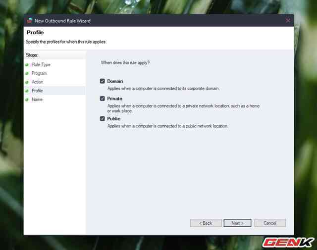 Cách chặn kết nối Internet của các phần mềm, ứng dụng trên Windows - Ảnh 10. Cách chặn kết nối Internet của các phần mềm, ứng dụng trên Windows - Ảnh 10.