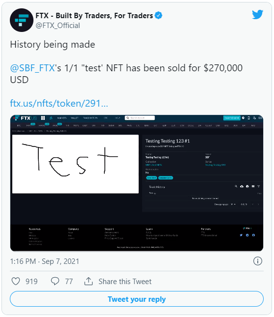 Một chữ Test nguệch ngoạc viết bằng máy tính vừa được bán với giá 270.000 USD - Ảnh 1. Một chữ Test nguệch ngoạc viết bằng máy tính vừa được bán với giá 270.000 USD - Ảnh 1.