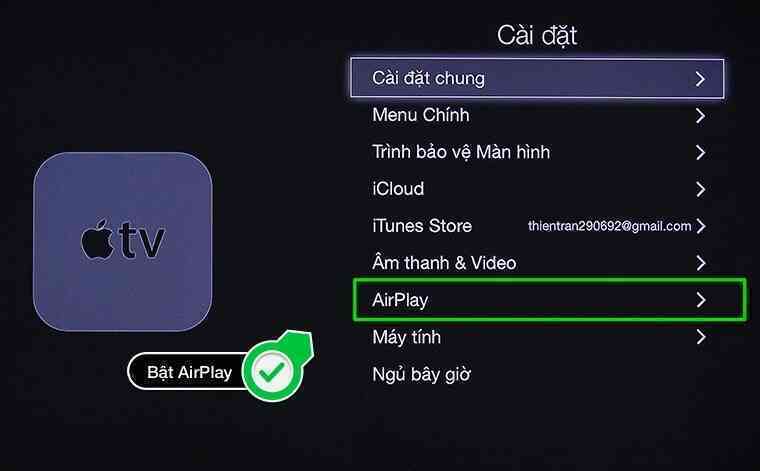 Hướng dẫn kết nối iPhone với tivi