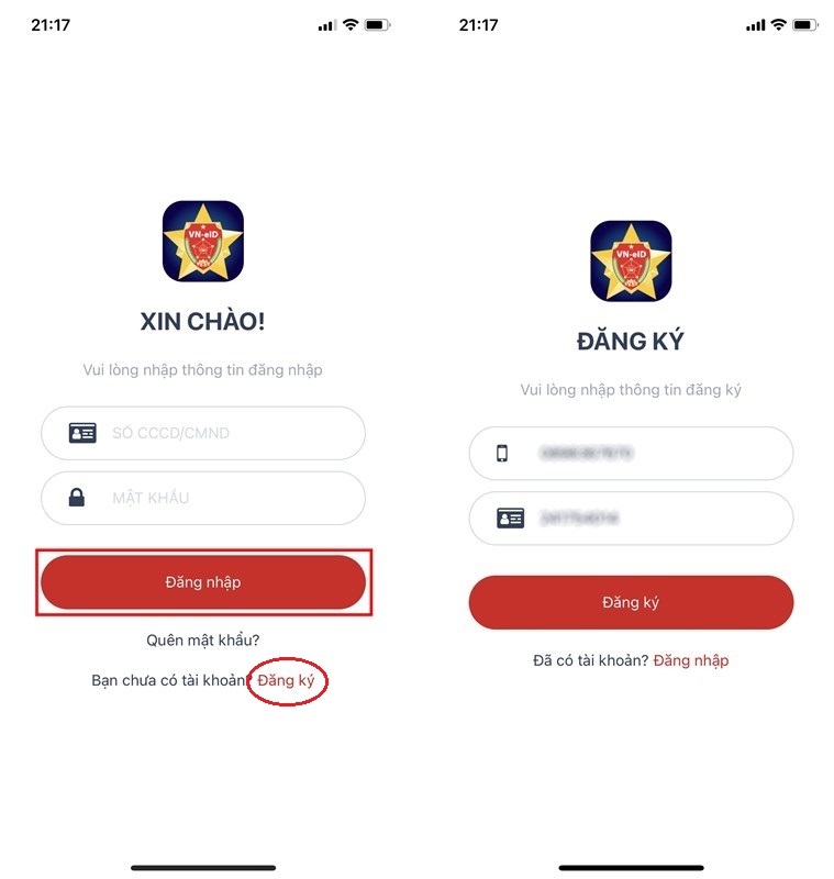 Hướng dẫn khai báo di chuyển nội địa trên app VNEID