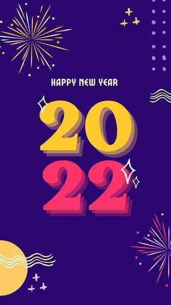 Tổng hợp hình nền điện thoại iPhone chủ đề năm mới 2022