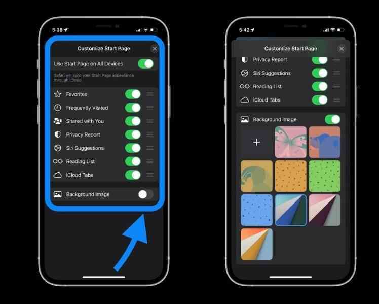 Cách thay hình nền Safari trên iPhone