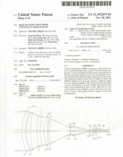 Tổng Công ty Công nghiệp Công nghệ cao Viettel bội thu bằng sáng chế công nghệ