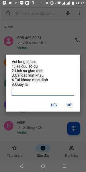 Hướng dẫn tra cứu số dư Mobile Money Viettel