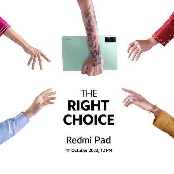 Xiaomi "nhá hàng" Redmi Pad: Máy tính bảng thương hiệu Redmi đầu tiên, ra mắt ngày 4/10