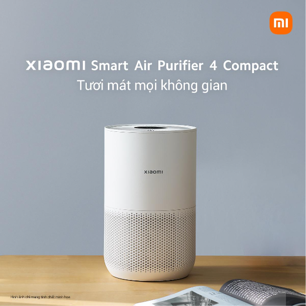 Máy lọc không khí Xiaomi Smart Air Purifier 4 Compact lọc sạch bụi mịn ưu việt - Ảnh 4. Máy lọc không khí Xiaomi Smart Air Purifier 4 Compact lọc sạch bụi mịn ưu việt - Ảnh 4.