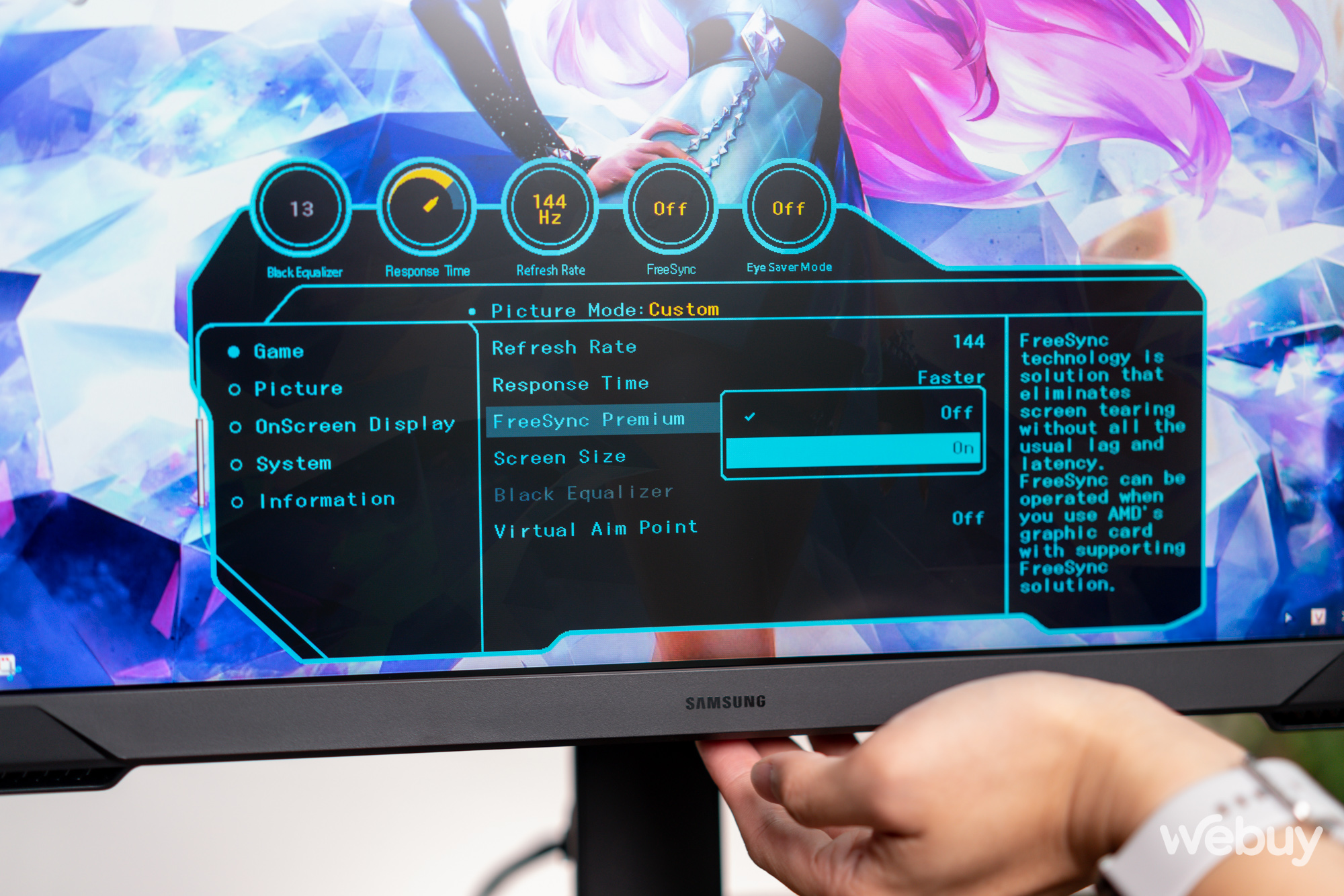 Mở hộp màn hình gaming Samsung Odyssey G3: Đem 165Hz tới tầm giá dễ tiếp cận