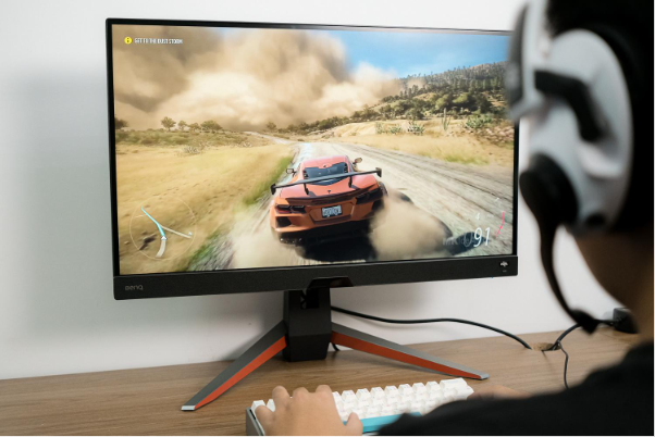 Trải nghiệm màn hình gaming BenQ MOBIUZ EX2710Q: Tấm nền 2K 165Hz mượt mà, loa treVolo 2.1 kênh, cực hợp game nhập vai, bóng đá - Ảnh 4.