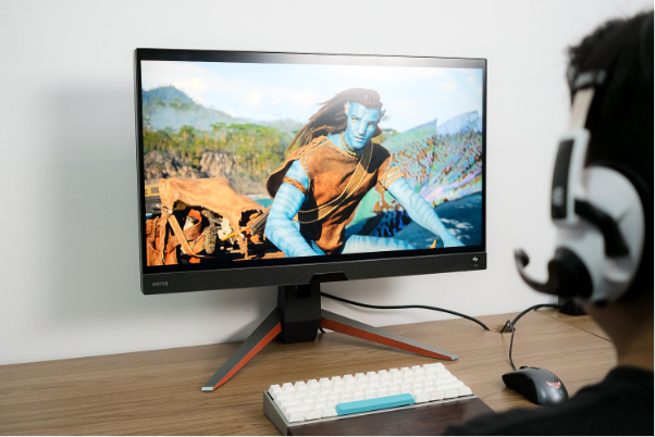 Trải nghiệm màn hình gaming BenQ MOBIUZ EX2710Q: Tấm nền 2K 165Hz mượt mà, loa treVolo 2.1 kênh, cực hợp game nhập vai, bóng đá - Ảnh 8.