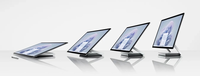 Màn hình sản phẩm có thể điều chỉnh ở nhiều góc độ khác nhau (Ảnh: Microsoft).