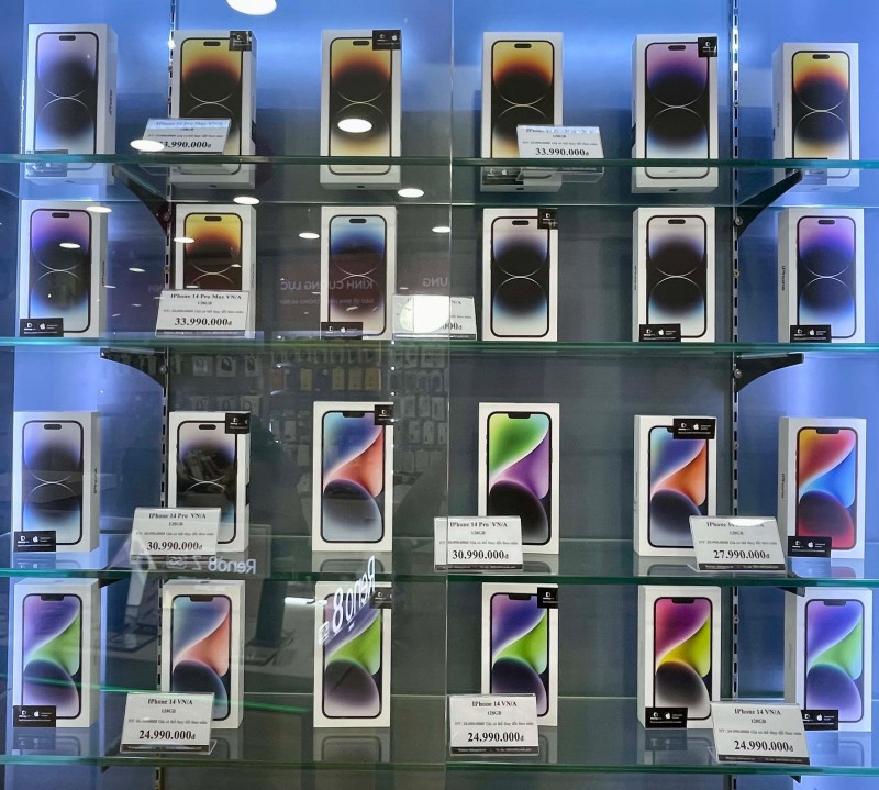 Chênh lệch giá iPhone 14 Pro chính hãng tại Việt Nam