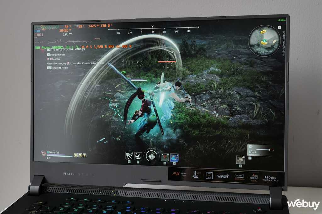 Trải nghiệm nhanh ASUS ROG Strix G15 2022: Thiết kế không nhiều thay đổi nhưng hiệu năng được nâng cấp, giá gần 50,5 triệu đồng - Ảnh 17. Trải nghiệm nhanh ASUS ROG Strix G15 2022: Thiết kế không nhiều thay đổi nhưng hiệu năng được nâng cấp, giá gần 50,5 triệu đồng - Ảnh 17.