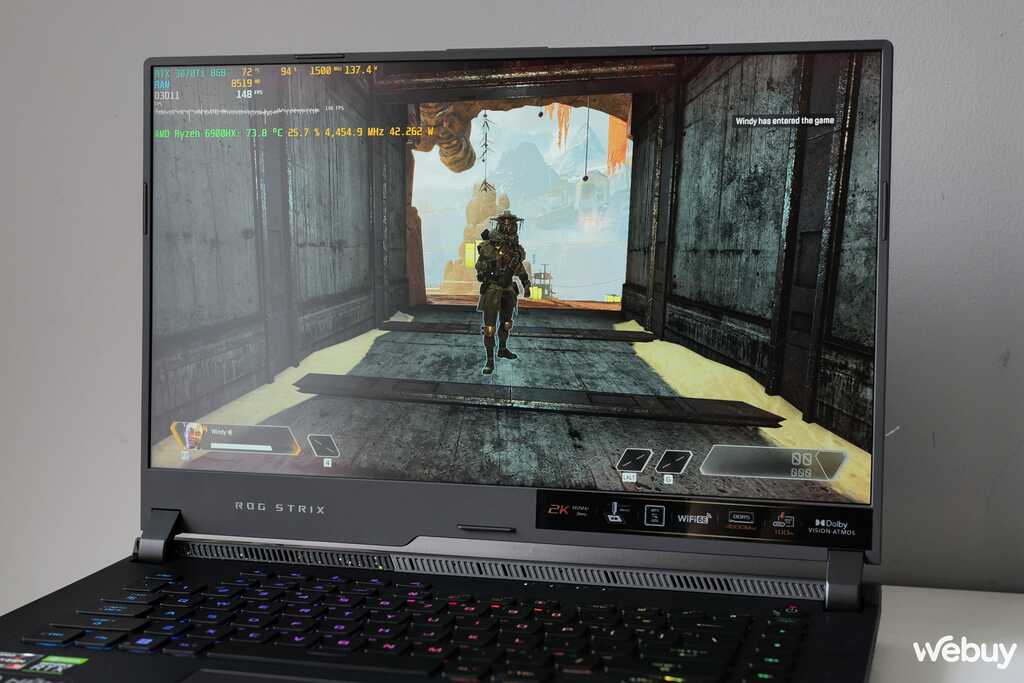 Trải nghiệm nhanh ASUS ROG Strix G15 2022: Thiết kế không nhiều thay đổi nhưng hiệu năng được nâng cấp, giá gần 50,5 triệu đồng - Ảnh 6. Trải nghiệm nhanh ASUS ROG Strix G15 2022: Thiết kế không nhiều thay đổi nhưng hiệu năng được nâng cấp, giá gần 50,5 triệu đồng - Ảnh 6.