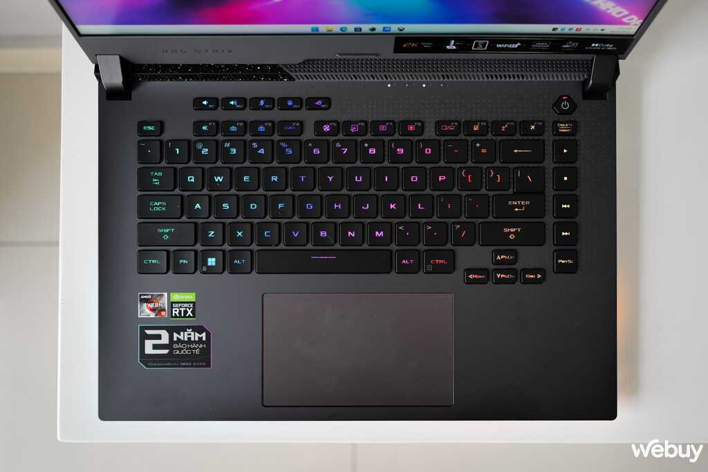 Trải nghiệm nhanh ASUS ROG Strix G15 2022: Thiết kế không nhiều thay đổi nhưng hiệu năng được nâng cấp, giá gần 50,5 triệu đồng - Ảnh 9. Trải nghiệm nhanh ASUS ROG Strix G15 2022: Thiết kế không nhiều thay đổi nhưng hiệu năng được nâng cấp, giá gần 50,5 triệu đồng - Ảnh 9.