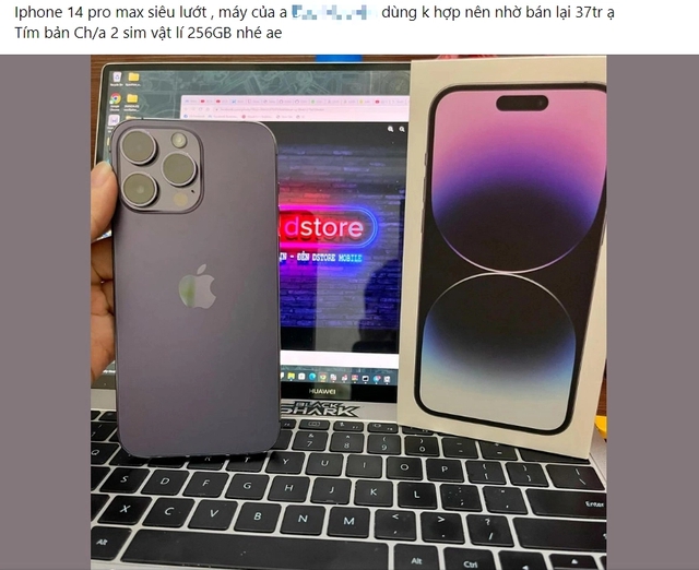 iPhone 14 Pro Max xách tay hàng lướt được rao bán giá rẻ bất ngờ