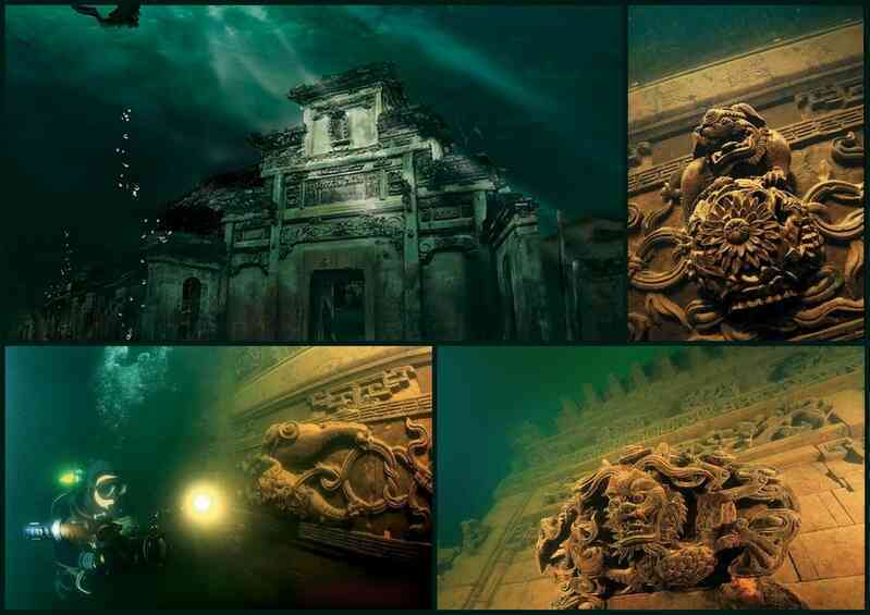 Atlantis của Châu Á - 'Shi Cheng', thành phố cổ đại bị mất tích dưới nước - Ảnh 7. Atlantis của Châu Á - 'Shi Cheng', thành phố cổ đại bị mất tích dưới nước - Ảnh 7.