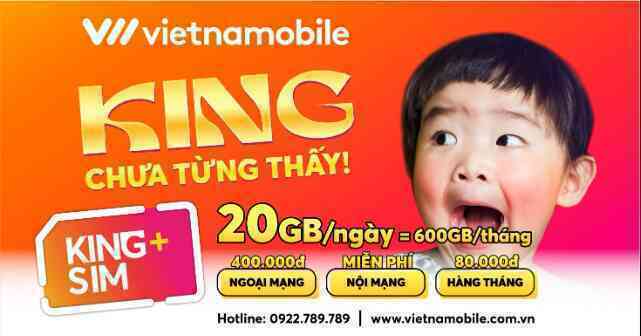 Sim King mới ra mắt với những ưu đãi choáng ngợp