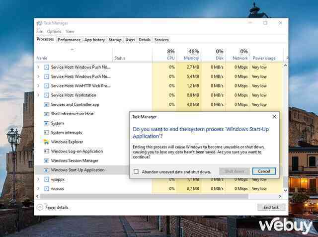 07 Trình tác vụ chạy nền trong Task Manager mà bạn không bao giờ nên tắt nó - Ảnh 6. 07 Trình tác vụ chạy nền trong Task Manager mà bạn không bao giờ nên tắt nó - Ảnh 6.