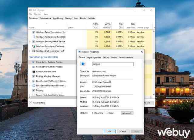 07 Trình tác vụ chạy nền trong Task Manager mà bạn không bao giờ nên tắt nó - Ảnh 7. 07 Trình tác vụ chạy nền trong Task Manager mà bạn không bao giờ nên tắt nó - Ảnh 7.