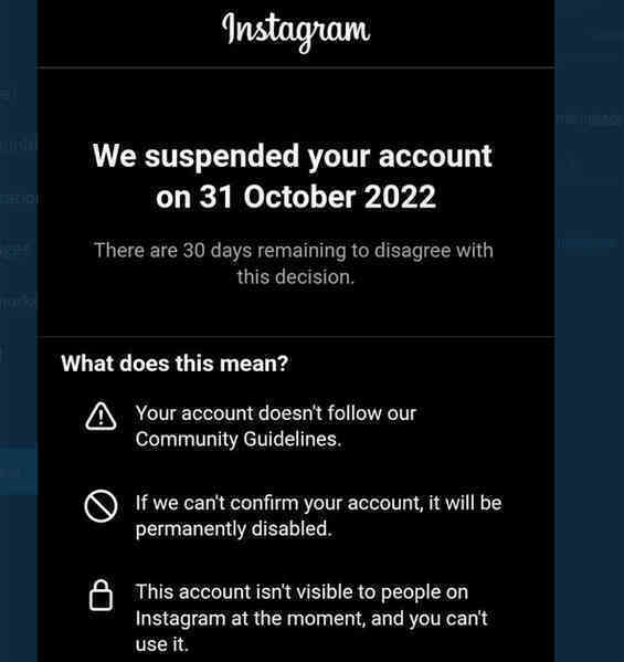 Nhiều người dùng Instagram bị khoá tài khoản