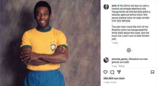 'Vua dự đoán' Pele khẳng định ĐT Brazil sẽ vô địch World Cup 2022