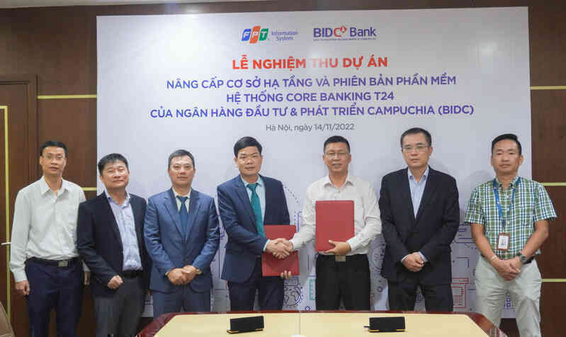 FPT IS cùng BIDC nghiệm thu dự án nâng cấp hệ thống Core Banking