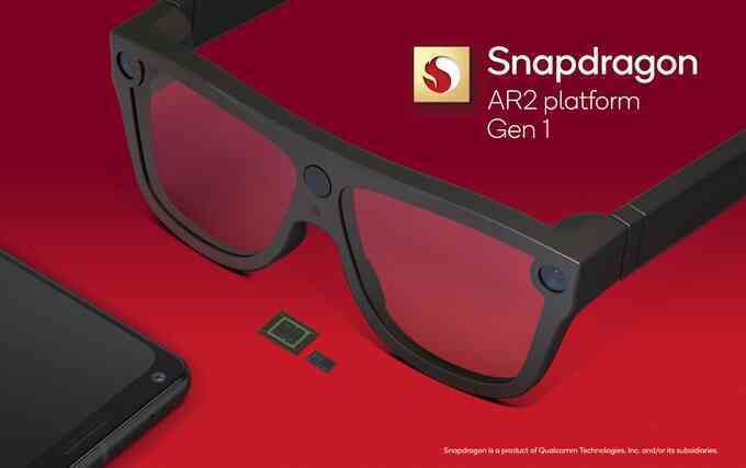 Thiết kế nhỏ gọn của chip Snapdragon AR2 Gen 1 giúp tạo ra những chiếc kính thực tế ảo tăng cường với kích cỡ gọn nhẹ và thời trang hơn (Ảnh: Qualcomm).
