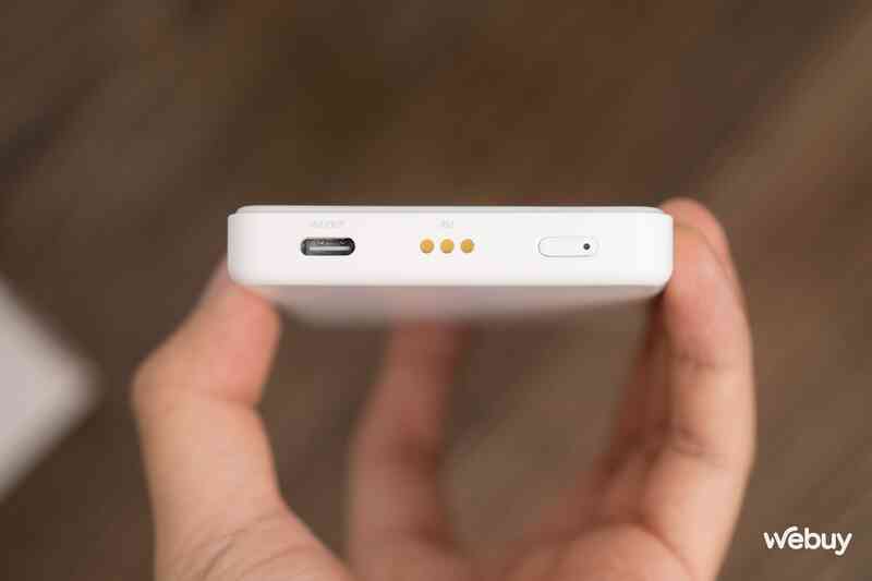 Pin dự phòng MagSafe Xiaomi cho iPhone: Thiết kế gọn nhẹ, dung lượng 5000mAh, giá chưa tới 700,000 đồng - Ảnh 5. Pin dự phòng MagSafe Xiaomi cho iPhone: Thiết kế gọn nhẹ, dung lượng 5000mAh, giá chưa tới 700,000 đồng - Ảnh 5.