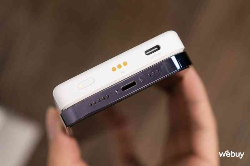 Pin dự phòng MagSafe Xiaomi cho iPhone: Thiết kế gọn nhẹ, dung lượng 5000mAh, giá chưa tới 700,000 đồng - Ảnh 10. Pin dự phòng MagSafe Xiaomi cho iPhone: Thiết kế gọn nhẹ, dung lượng 5000mAh, giá chưa tới 700,000 đồng - Ảnh 10.