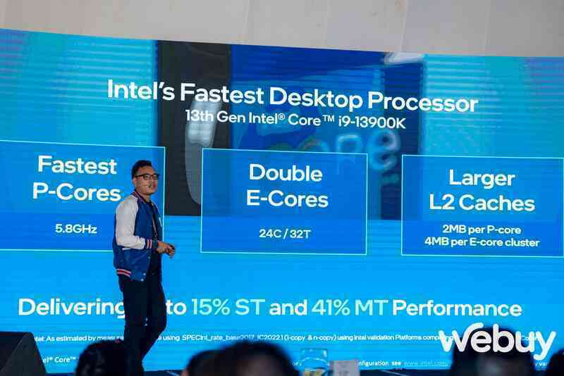 Intel Core thế hệ thứ 13 chính thức ra mắt, tăng cường hiệu năng hướng tới đối tượng game thủ, người làm nội dung - Ảnh 2. Intel Core thế hệ thứ 13 chính thức ra mắt, tăng cường hiệu năng hướng tới đối tượng game thủ, người làm nội dung - Ảnh 2.