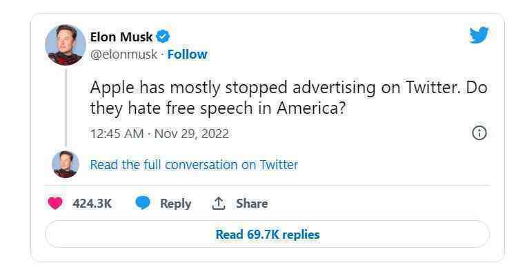 Sai lầm chí mạng của Elon Musk: Đụng vào 'tổ kiến lửa' Apple, nguy cơ khiến Twitter bị bay màu khỏi 1,5 tỷ thiết bị trên toàn thế giới - Ảnh 2. Sai lầm chí mạng của Elon Musk: Đụng vào 'tổ kiến lửa' Apple, nguy cơ khiến Twitter bị bay màu khỏi 1,5 tỷ thiết bị trên toàn thế giới - Ảnh 2.