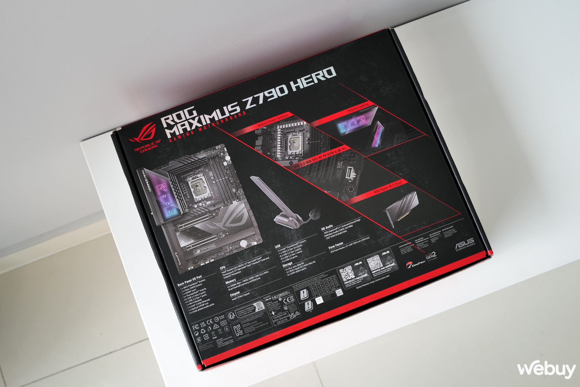 Mở hộp bo mạch chủ ASUS ROG Maximus Z790 Hero: Giá gần 20 triệu đồng, nhưng 'đắt có xắt ra miếng'?