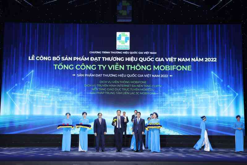 MobiFone được vinh danh Thương hiệu quốc gia Việt Nam 2022