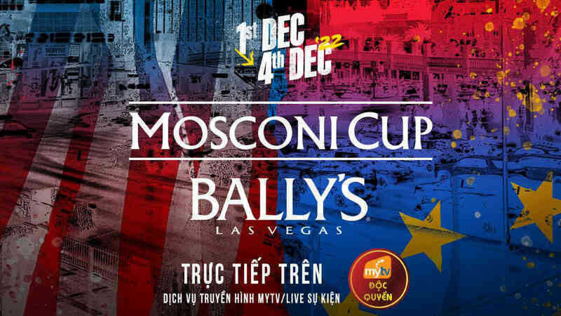 Xem trực tiếp giải Mosconi Cup 2022 trên truyền hình MyTV