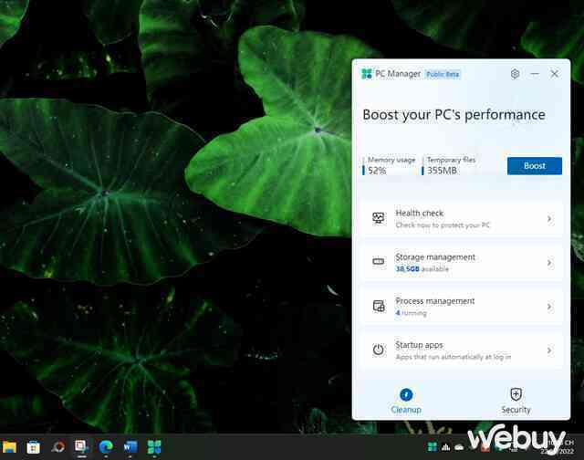Cách tải và dùng thử PC Manager, ứng dụng quản lý và dọn dẹp hệ thống của Microsoft dành cho Windows 11 - Ảnh 6. Cách tải và dùng thử PC Manager, ứng dụng quản lý và dọn dẹp hệ thống của Microsoft dành cho Windows 11 - Ảnh 6.