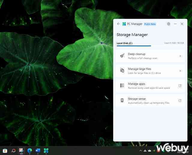 Cách tải và dùng thử PC Manager, ứng dụng quản lý và dọn dẹp hệ thống của Microsoft dành cho Windows 11 - Ảnh 7. Cách tải và dùng thử PC Manager, ứng dụng quản lý và dọn dẹp hệ thống của Microsoft dành cho Windows 11 - Ảnh 7.