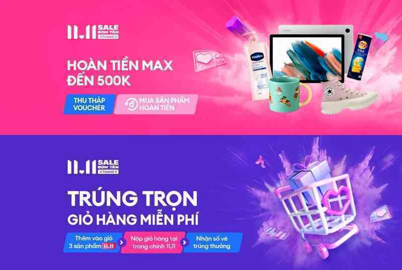 Sắp 11.11, xem Shopee, Lazada, Tiki chuẩn bị sale “khủng” thế nào? - Ảnh 2.