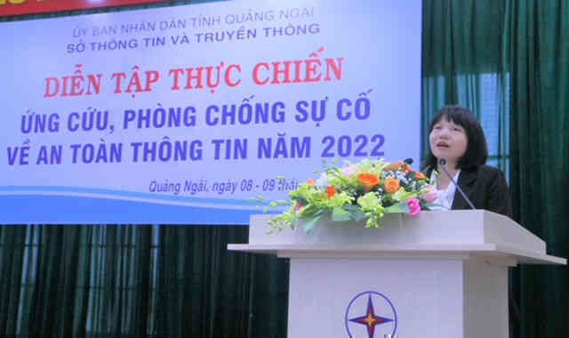 Quảng Ngãi lần đầu diễn tập thực chiến phòng chống sự cố ATTT