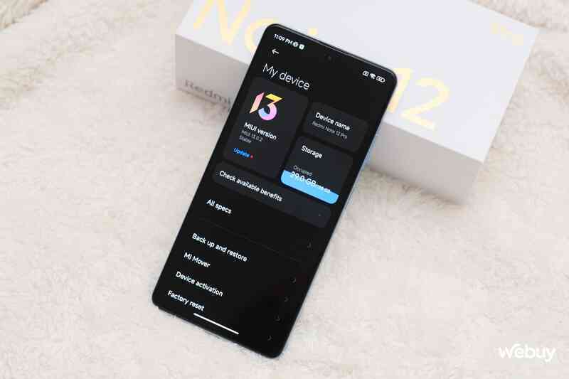 Trên tay Redmi Note 12 Pro tại VN: Thiết kế vuông vắn, chip Dimensity 1080 mới, giá chỉ từ 6 triệu đồng - Ảnh 13. Trên tay Redmi Note 12 Pro tại VN: Thiết kế vuông vắn, chip Dimensity 1080 mới, giá chỉ từ 6 triệu đồng - Ảnh 13.