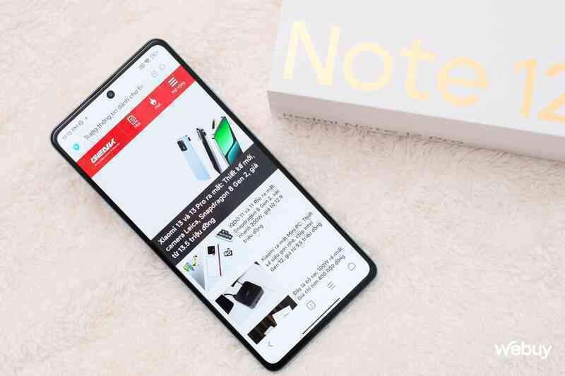 Trên tay Redmi Note 12 Pro tại VN: Thiết kế vuông vắn, chip Dimensity 1080 mới, giá chỉ từ 6 triệu đồng - Ảnh 8. Trên tay Redmi Note 12 Pro tại VN: Thiết kế vuông vắn, chip Dimensity 1080 mới, giá chỉ từ 6 triệu đồng - Ảnh 8.