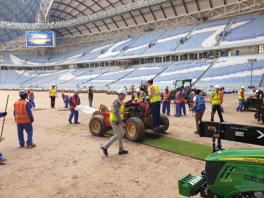 Cách một công ty ở Mỹ trồng cỏ rồi mang tới Qatar cho kỳ World Cup 2022 - Ảnh 4.