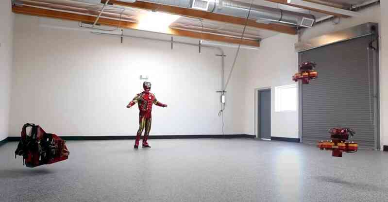 Bộ giáp Iron Man đời thực với khả năng tự động bay về phía người mặc giống hệt phim Marvel